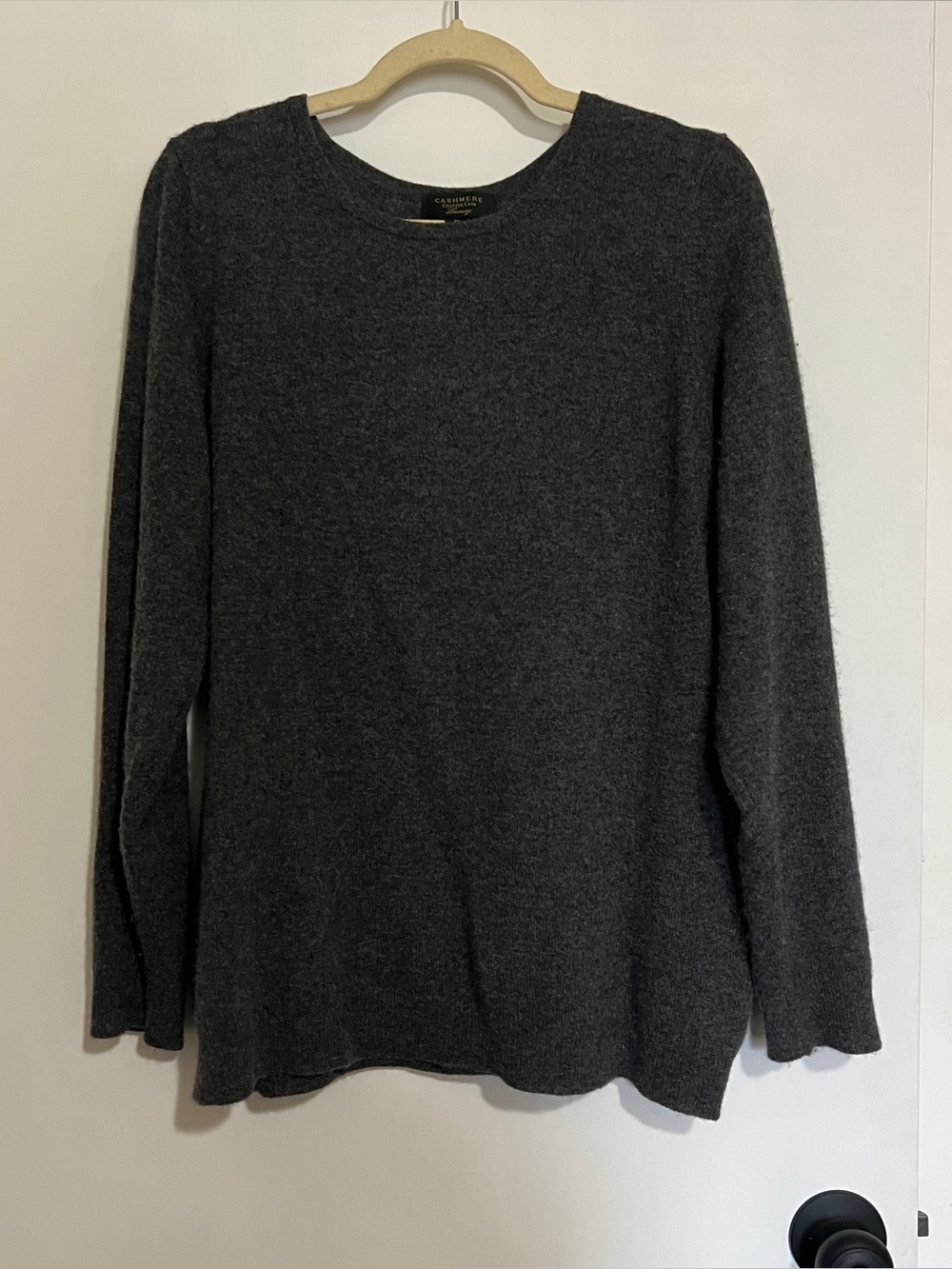 Charter Club Dark Charcoal Crewneck Sweater